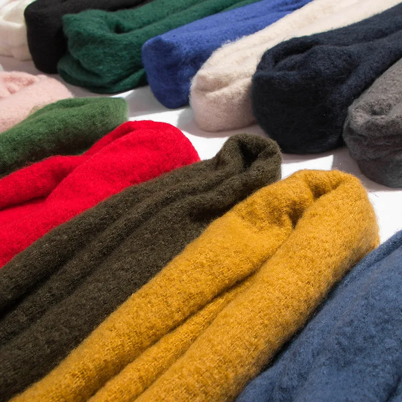 Écharpes en Cachemire pour Femme, Châle Classique et Doux, Épais et Solide, Nouvelle Collection Hiver 2019