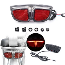 E Bike LED Lamp 6V Headlight Taillight For Bafang Mid Drive Motor Rear Light Brake Light Electric Bicycle Parts Accessories