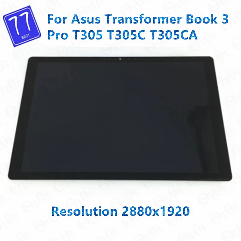 

Original For ASUS Transformer 3 Pro T305CA T305C T305 LCD LED Touch Screen Glass Digitizer Assembly NV126A1M-N52 Fully Tested