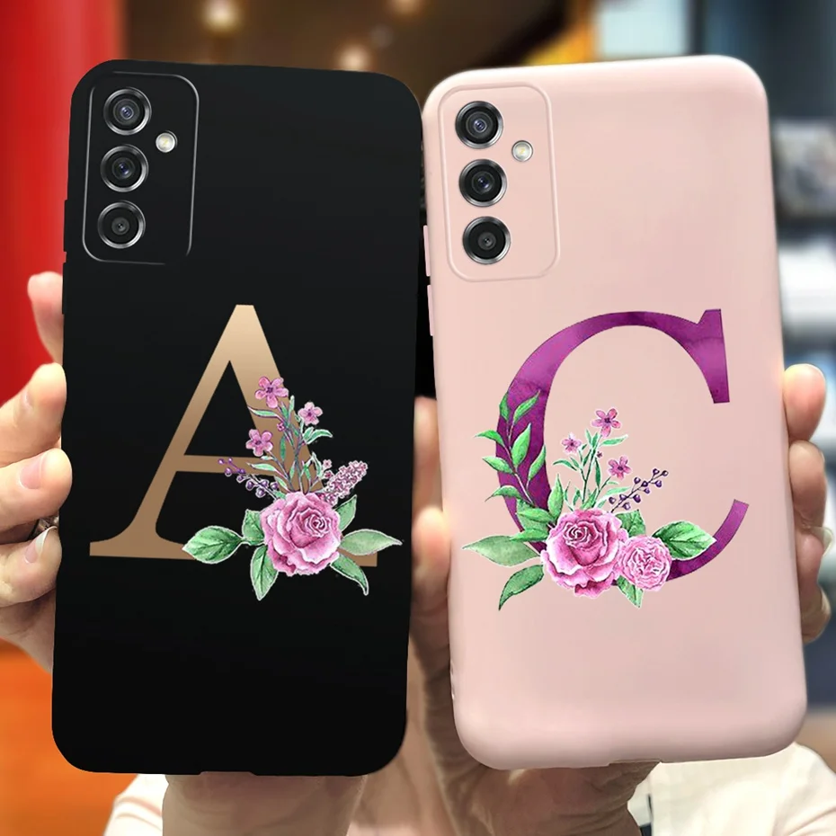 Fashion Letters Phone Case For Samsung M52 5G Case Soft Silicone Back Cover For Samsung Galaxy M52 M 52 M526 SM-M526B 5G Fundas