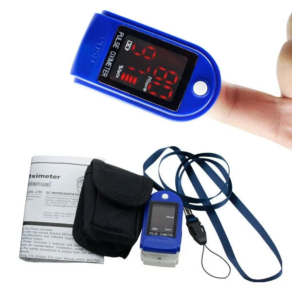 Fingertip Pulse Oximeter De Dedo Pulso Oximetro Family Oxymeter Pulsioximetro Finger Blood Oxygen Home Digital Counter LED