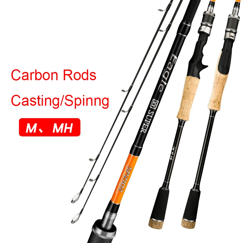 Fishing Rod Carbon Material Standard With Double Rod Slightly M/MH Rod For A Variety Of Waters And Fishing Methods Fishing Tools