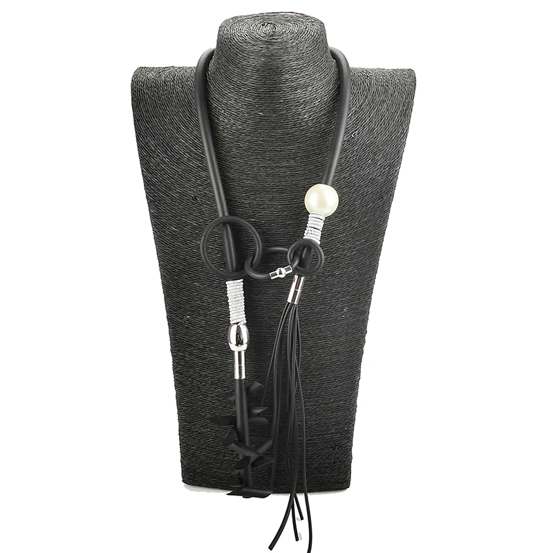 UKEBAY Original Design Women Pendant Necklaces Tassel Chains Removable Accessories Strange Jewelry Vintage Punk Female Necklace