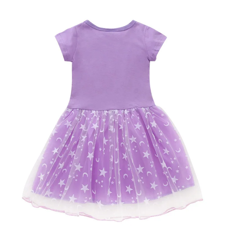 2021 New Summer Girls Dora Dress Birthday Party Princess Dress Halloween Christmas Costume Children Toddler Children days Dress