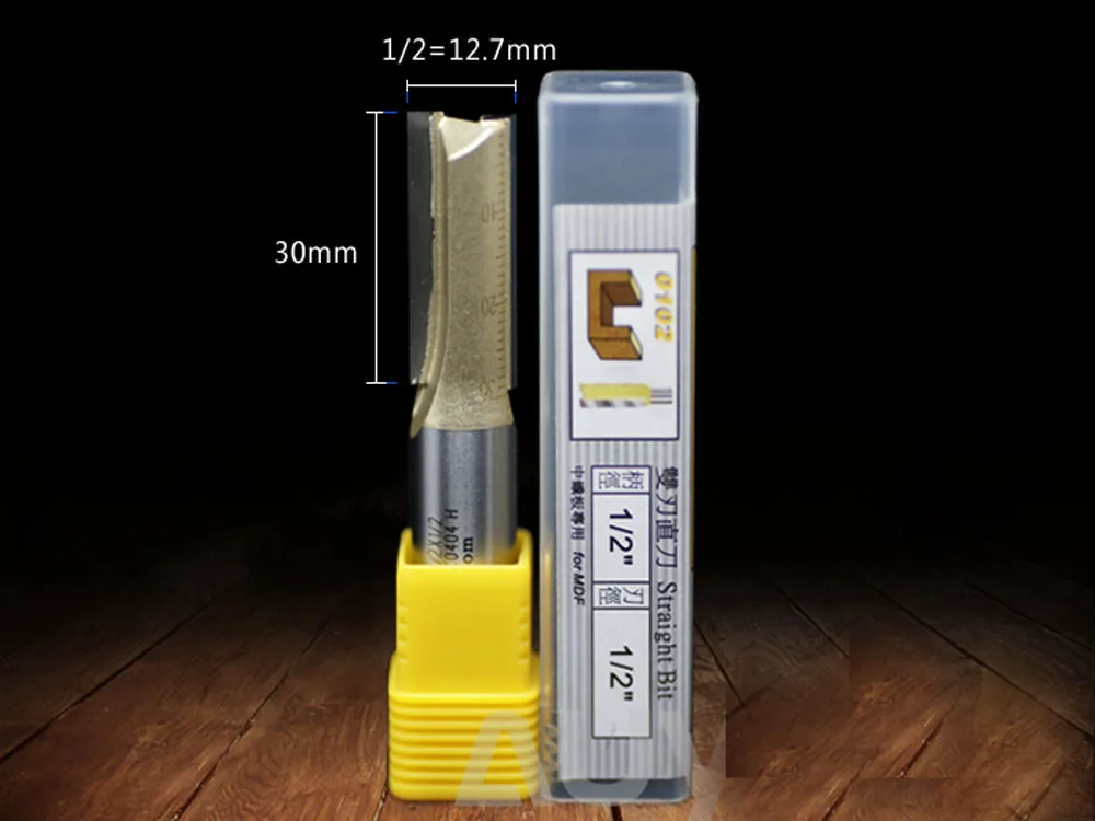 2-Sáo Thẳng Cnc Cắt Cho Làm Khe Bảng Cắt Khoan SSHK 6.35-50.8Mm