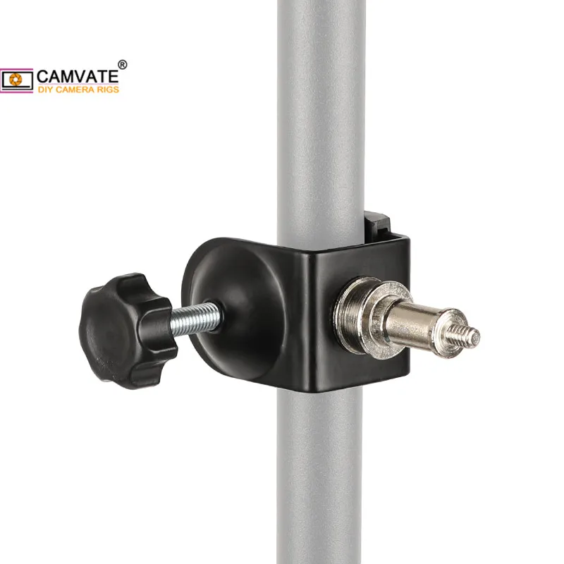 CAMVATE-مشبك C عالمي مع 1/4 "-20 نقطة تثبيت معدنية لمصباح يدوي/ذراع مفصلي/شاشة/إضاءة فيديو