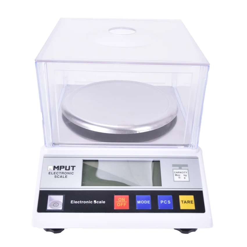 

1pcs Precision Laboratory analytical balance 2000g x 0.01g Jewelry diamond gold weighing bench kitchen scale 7.5V 200MA