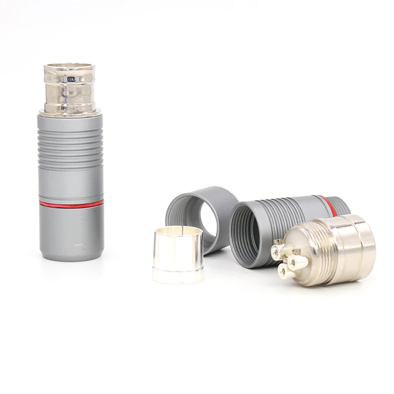 Hochwertiger versilberter Tellur-Kupfer-XLR-Stecker, Audio-XLR-Balance-Stecker für HiFi-Anwendungen – Detail 13