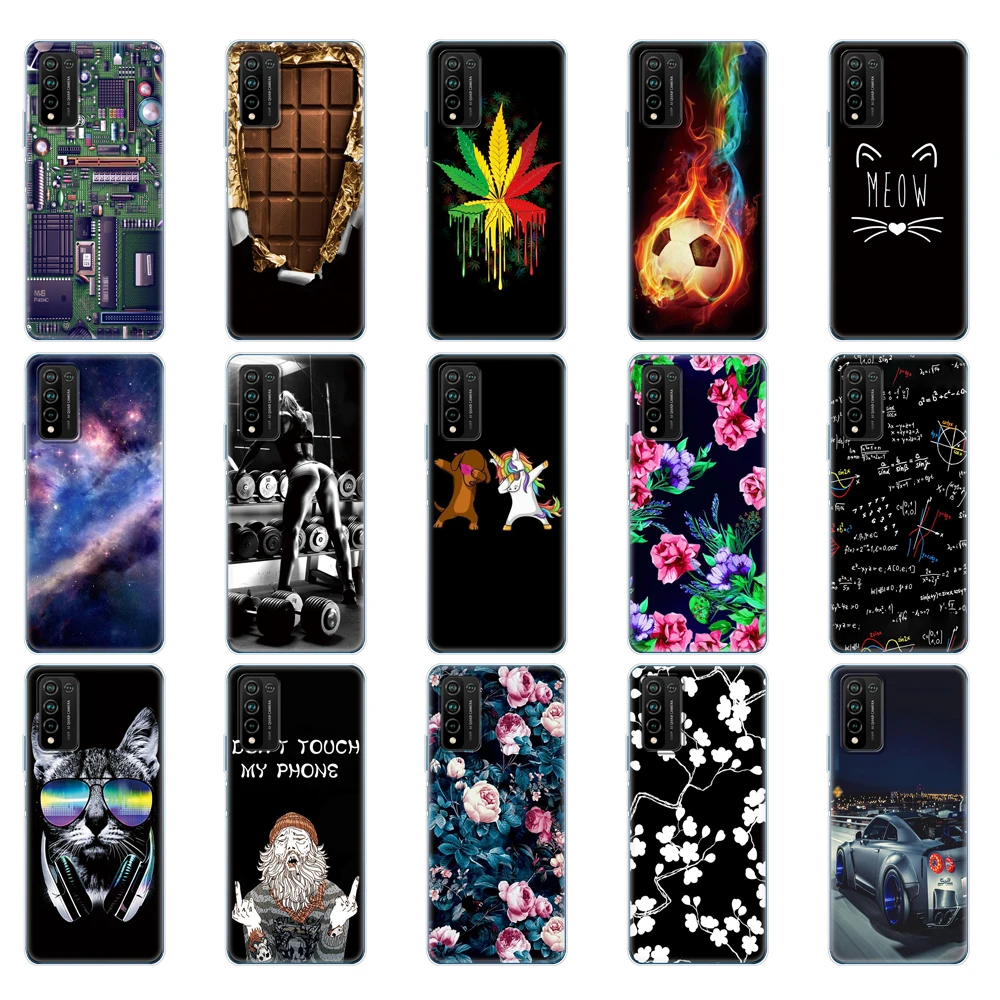 For Honor 10X Lite Case Silicon TPU Soft Back Cover Phone Case For Huawei Honor 10X Lite Bumper 10XLite Funda Etui Bag Shell