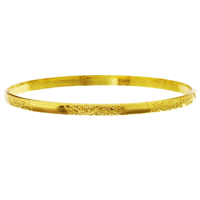 Dubai Gold Color Bracelet Morocco Women\'s Wedding Charm Fine Bracelet