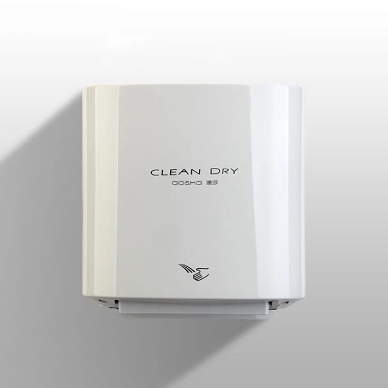 Secador de manos eléctrico con Sensor infrarrojo, secador de pelo automático, interruptor de aire caliente para baño, instalación sin golpes, teléfono móvil