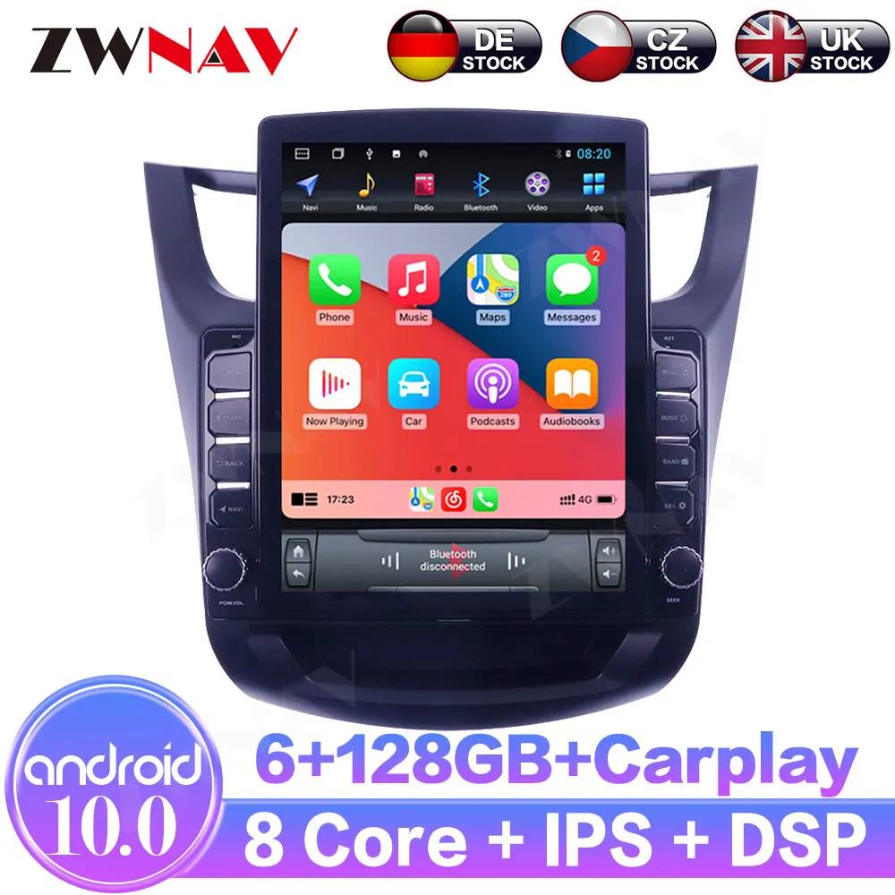 Android10.0 6+128GB For Chevrolet Sail 2015+ IPS Touch Screen Receiver Car Multimedia Radio Player GPS Navigation DSP Carplay