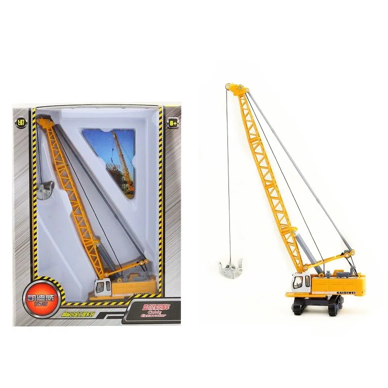 Alloy engineering vehicle cable excavator model,1:87 excavator children\'s toy,exquisite workmanship,free shipping