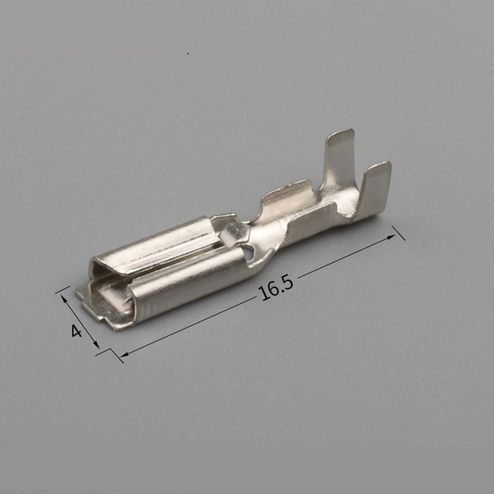 50Sets(200pcs) 2.8mm Wire Connectors Crimp Terminals Crimp Female/Male Spade Terminals With Transparent Insulating Sleeves 2.8