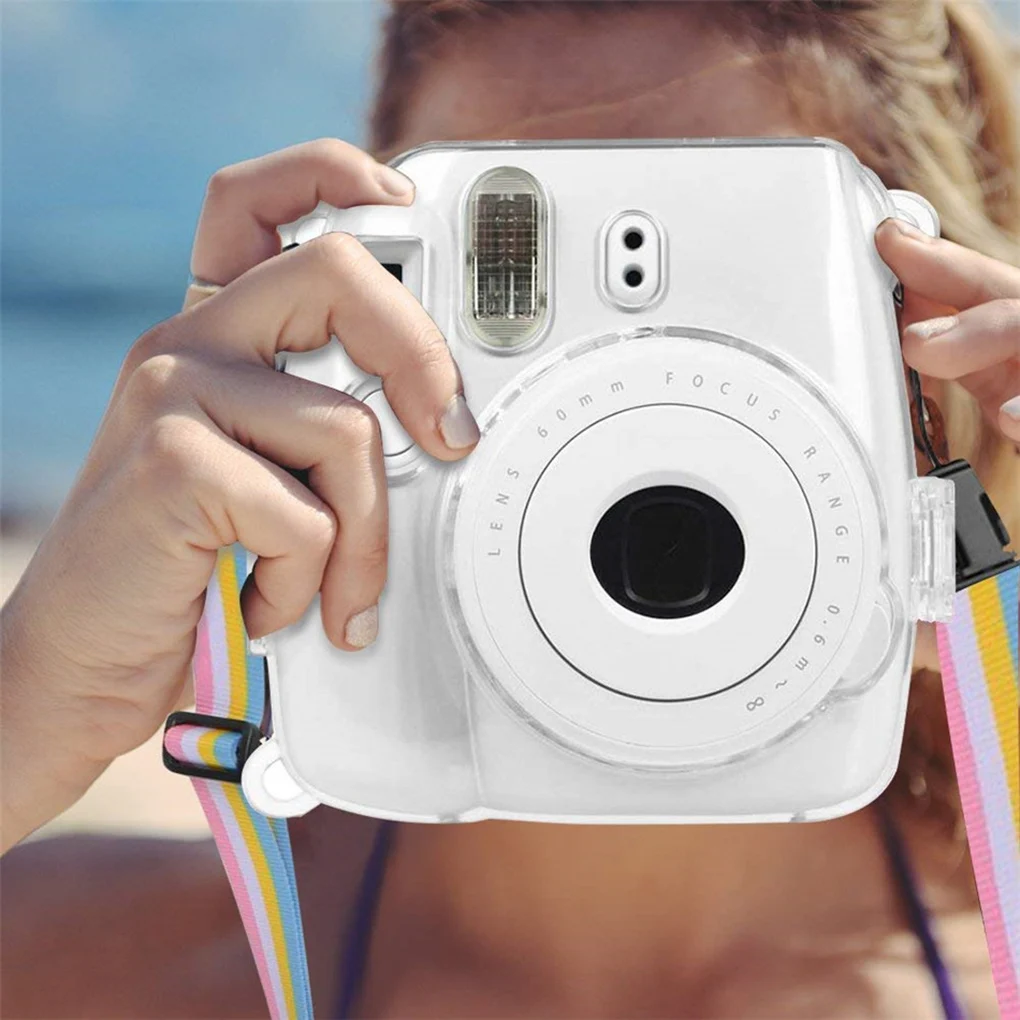 Пластиковый защитный чехол для цифровой камеры Fujifilm Instax Mini 8/8 +/9, прозрачный защитный чехол