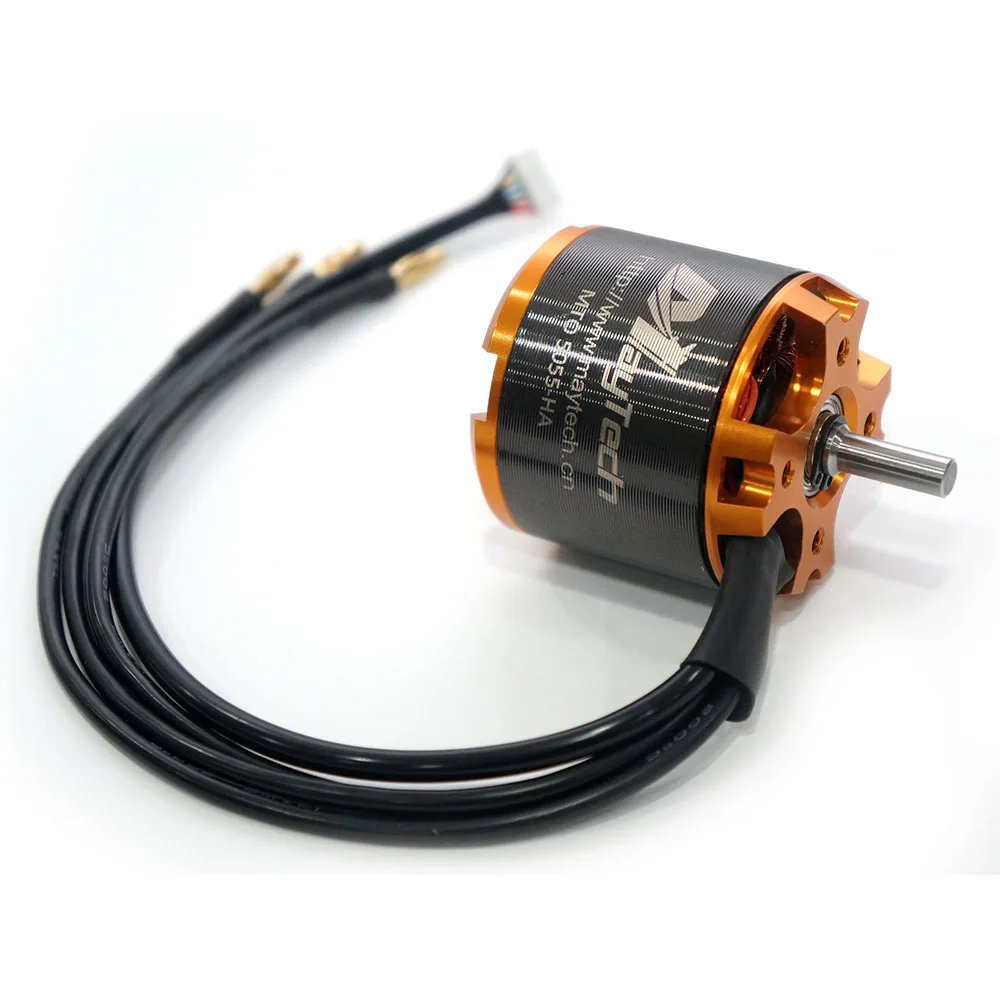 In Stock! 5055 220KV Brushless Outrunner Motor 70KV 6mm Shaft Open Cover Electric Skateboard Longboard Motor for ROV E-bike