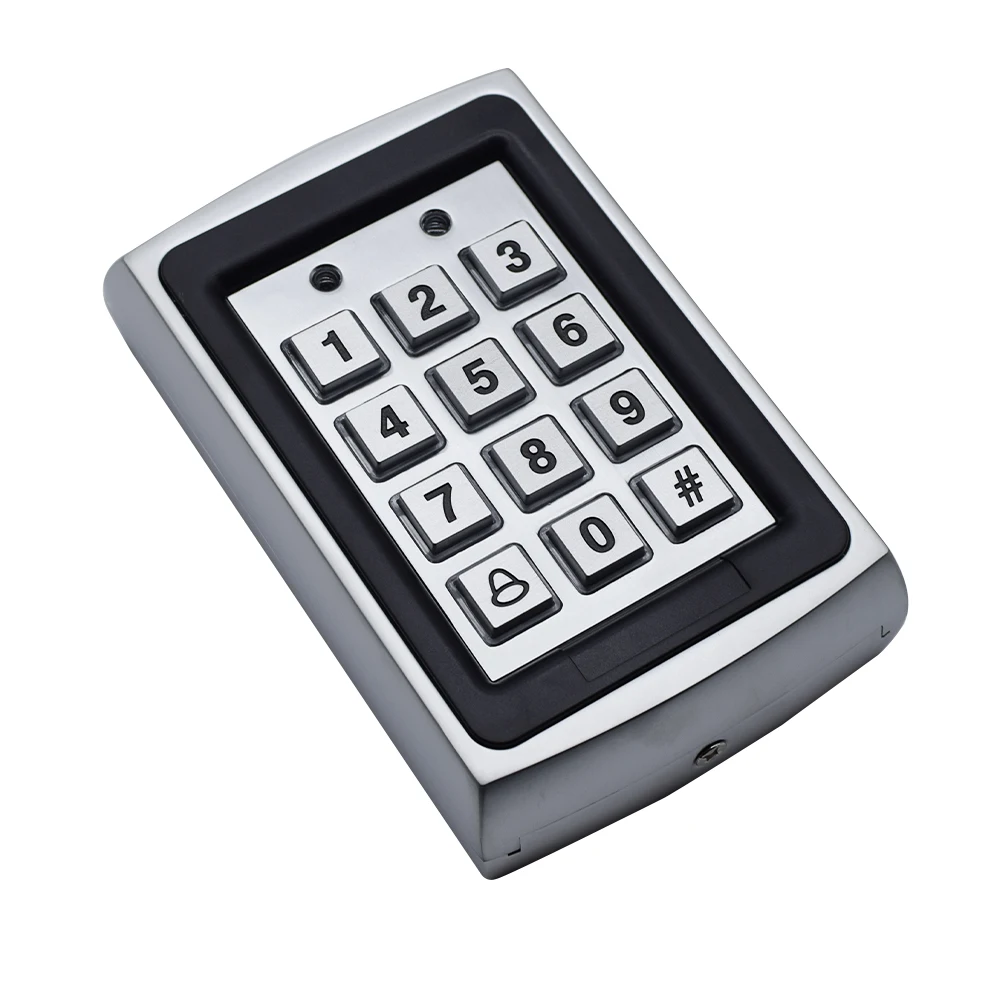 New FRID Metal Access Control Keypad Waterproof Rainproof Cover Outdoor Door Opener Electronic Lock System Keychains