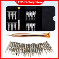 Updated 25 in 1 Magnet Screwdriver Set Repair Hand Tool Kit For iPhone 5 5S 6 Cellphone Tablet PC Glasses Watch Portable Wallet