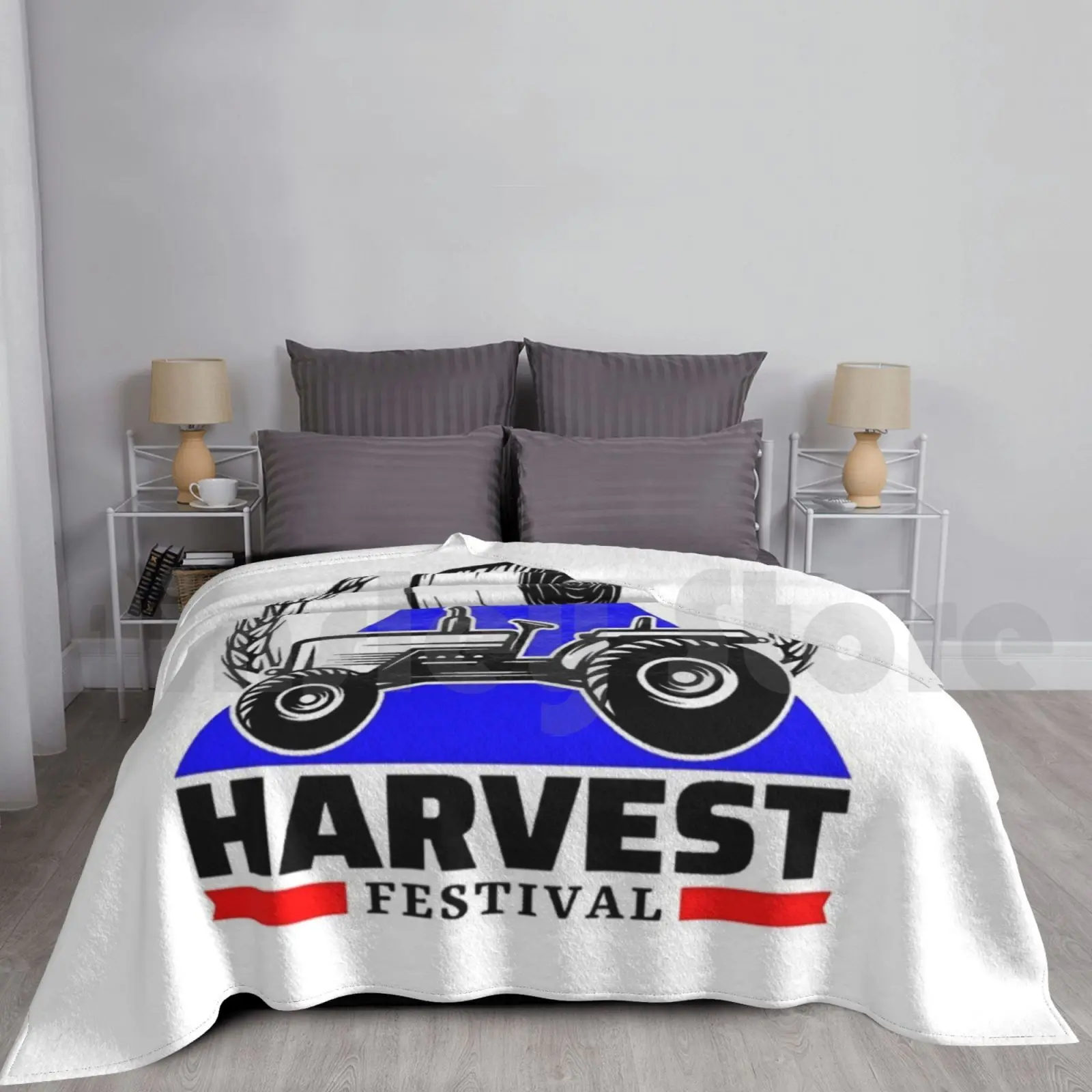 Blanket Harvest , Festival , Tractor , Nature , Peasant , Farmer , Plowing , Harvest , Tractor , Peasant , Organic , 15 Funny