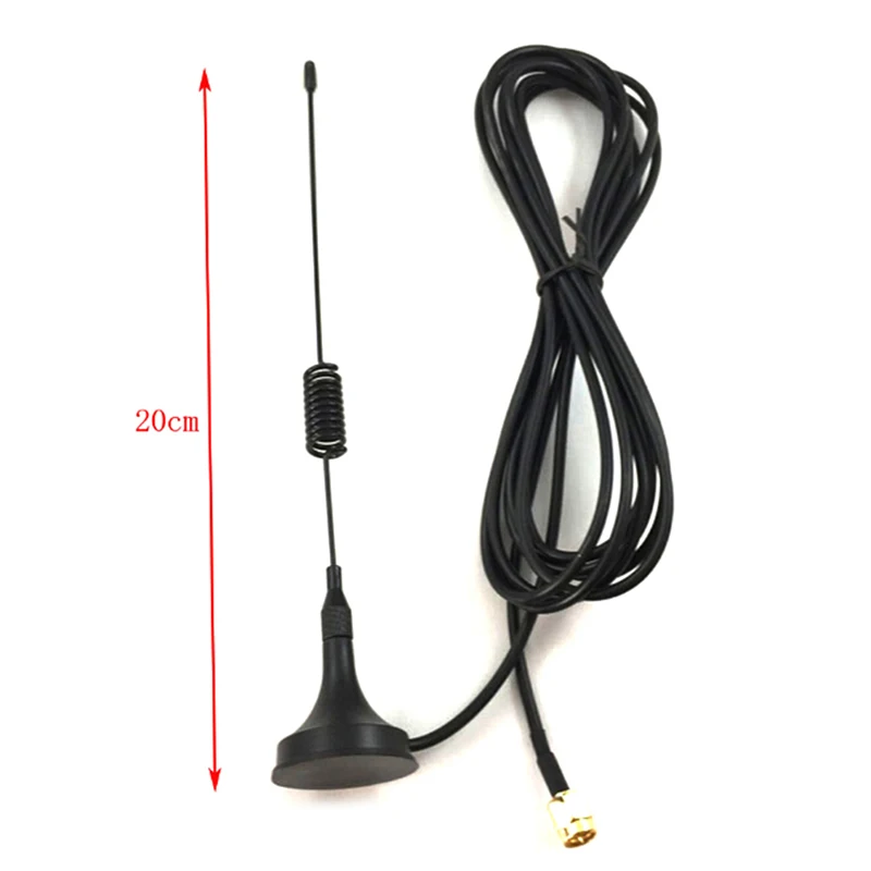 GSM GPRS Antenna 900 -1800Mhz 3dbi SMA Cable 1 M Remote Control Magnetic Base