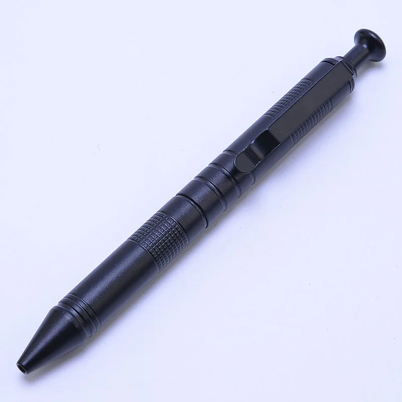 Aluminum Alloy Tactical Outdoor Pen High Hardness Personal Self-defense Anti-skid Military Survival Tactical Signature Pen Autom