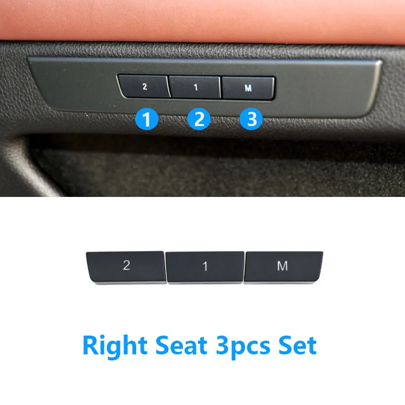 تعديل مقعد السيارة زر الذاكرة استبدال إصلاح ل 5GT 5 7 سلسلة F07 F10 F11 F18 F01 F02 F04 #4