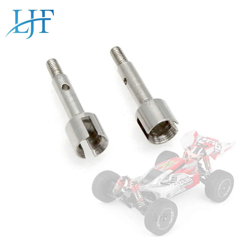 LJF 2 pcs 144001-1283 Rear-Axle-Cup RC Rear Wheel Shaft Axle Cups Upgrade Parts For 1/14 Scale Wltoys 144001 RC  Car Accessory