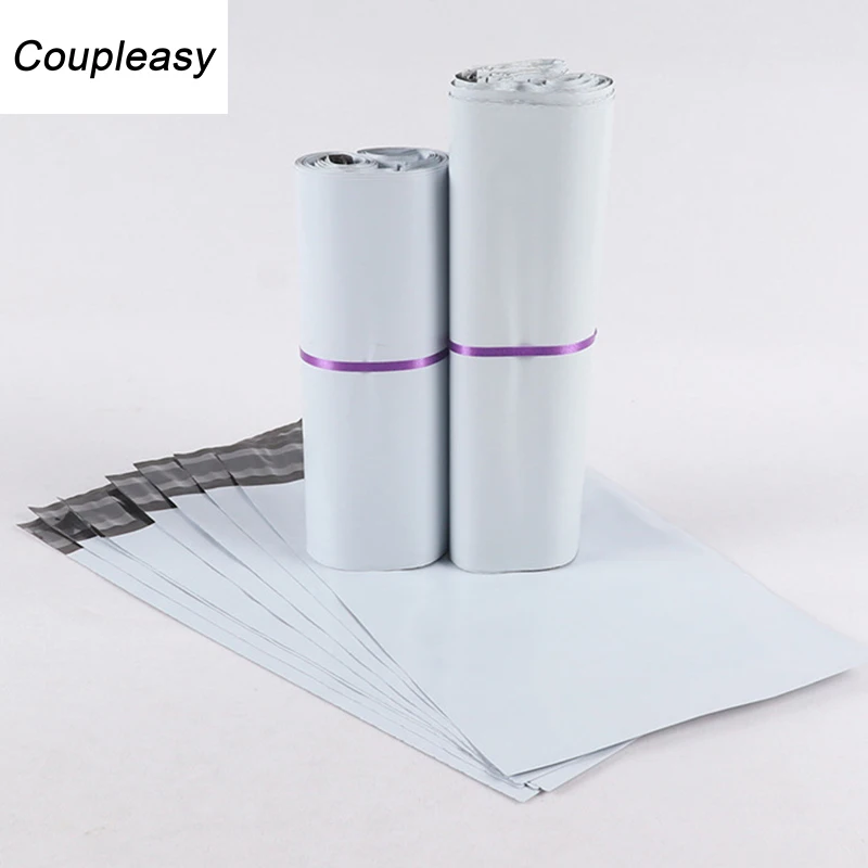 10Pcs/Lot White Poly Mailer Plastic Shipping Bags Self-Seal Adhesive Courier Storage Bags Waterproof Postal Mailing Bags 7 Sizes