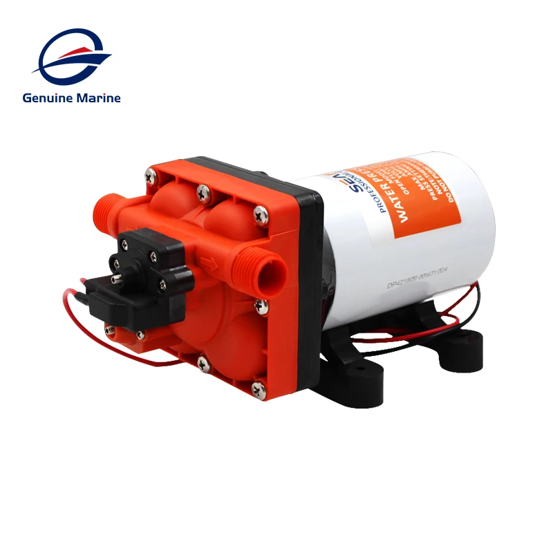 DC 12v Marine Water Pump Diaphragm Self Priming Pump Boat Accessories Showers Toilets Water Transfer Motor for RV Camper