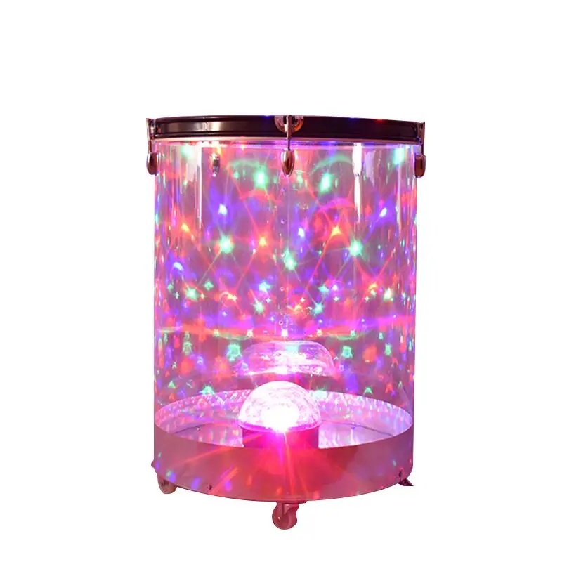 Full color LED Drum light up Disco performance Water Laser drummer