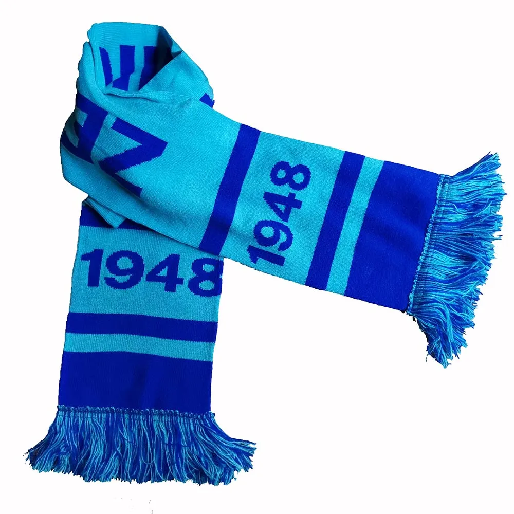 Greek Blue ZETA AMICAE ZA 1948 Warm Scarf Hats