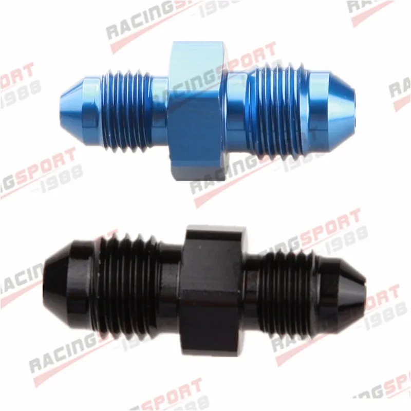 

AN4 AN-4 To AN3 AN-3 Straight Reducer Adapter Fitting Aluminum Blue/BLACK