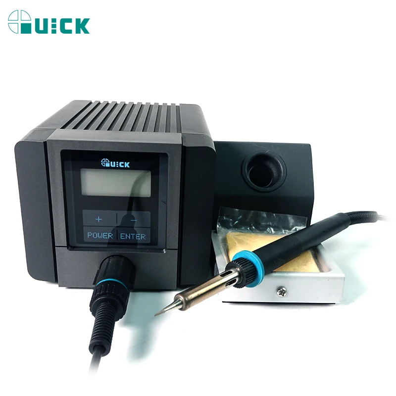 QUICK TS1100 90W Welding Rework Soldering Station for Mobile Repair Lead-free Hot Air Hairdrye Electric Heat Gun High Quality