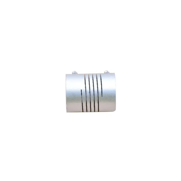 LINK CNC aluminium alloy  Stepper Motor Flexible Coupling silver diameter 20mm length 25mm Shaft Coupler clamp