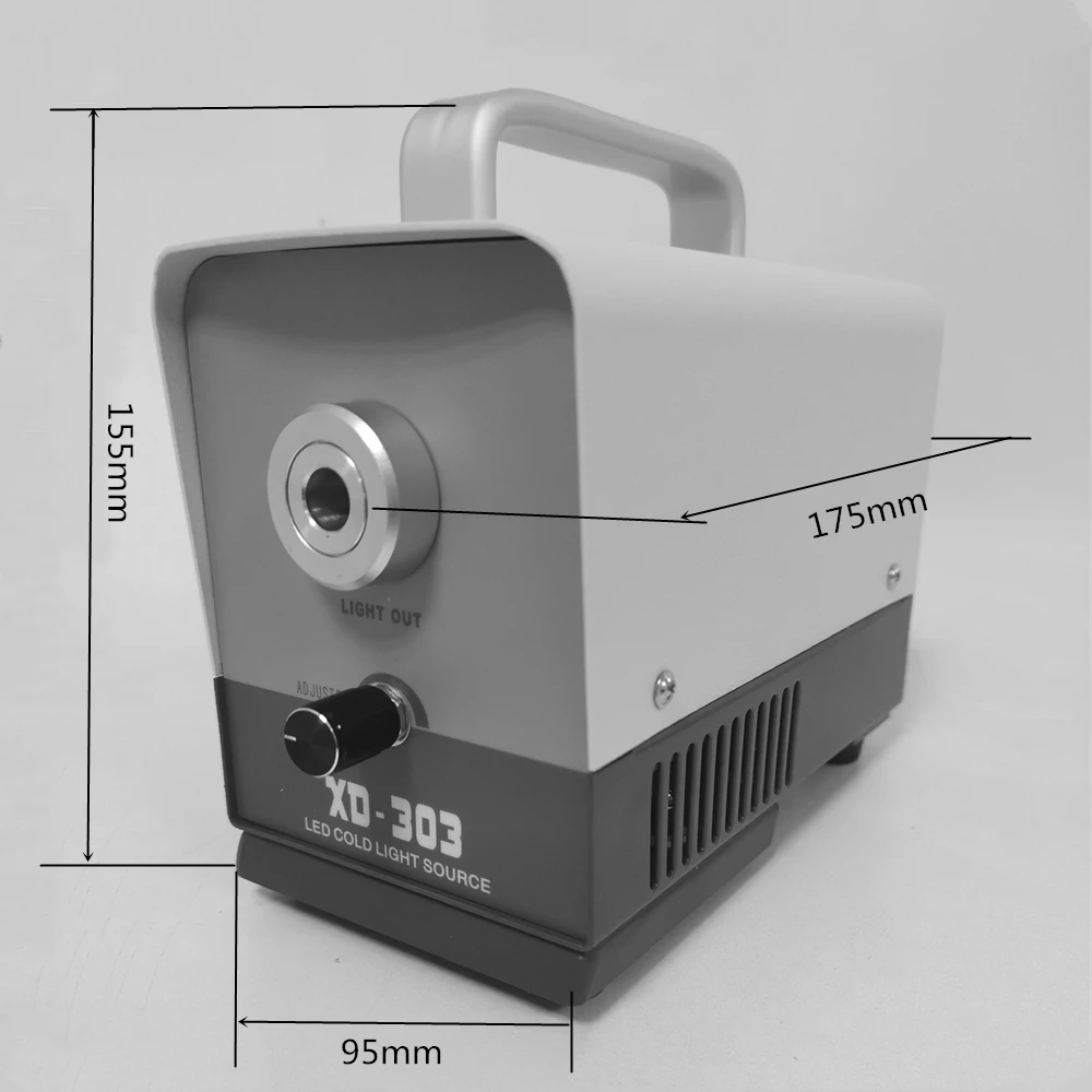 MINI sorgente di luce fredda medica a LED portatile adatta per interfaccia lupo endoscopio in fibra ottica esame chirurgia ginecologia animali