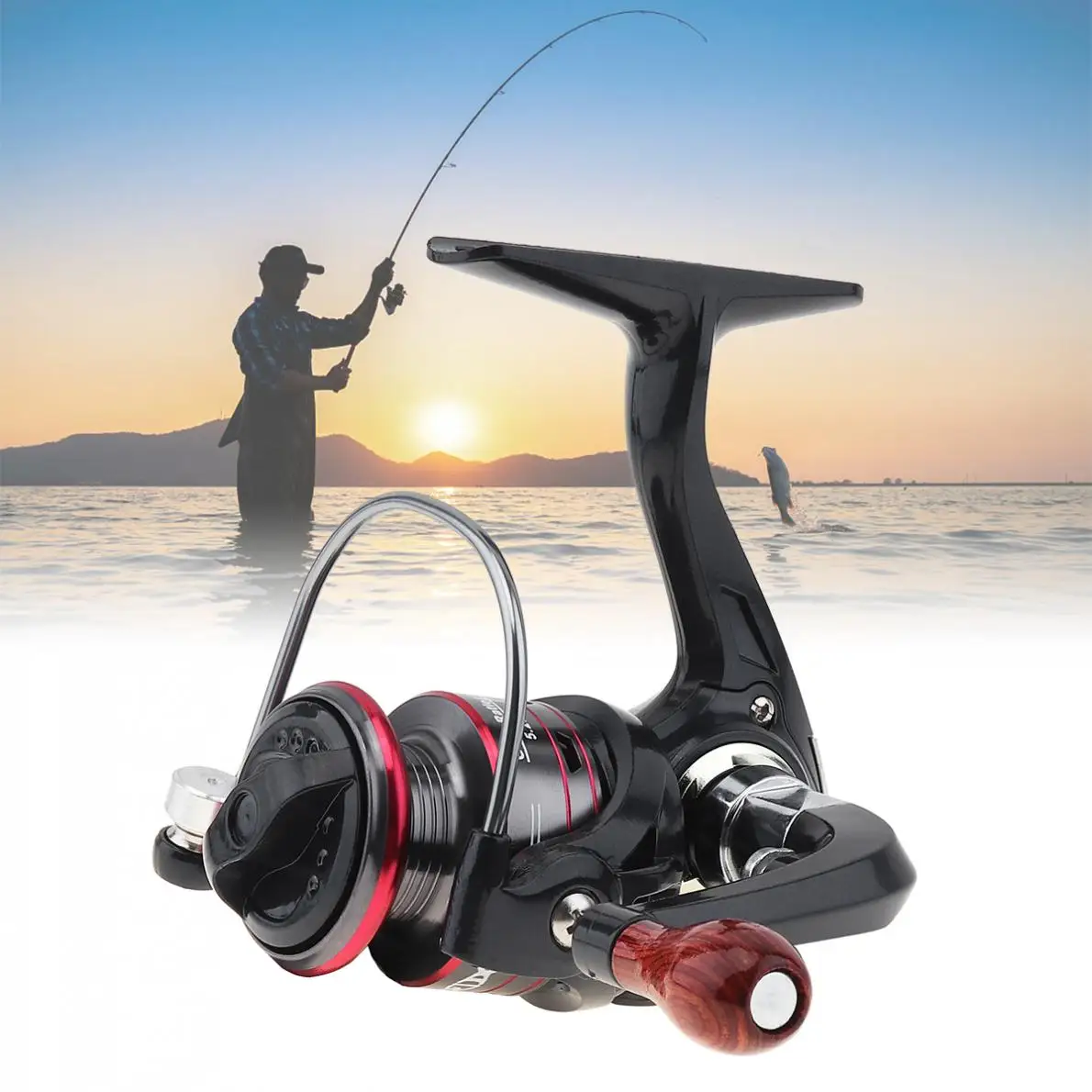 

500-7000 Series Spinning Fishing Reel 5.2:1 12BB 8KG Max Drag Rock Lure Sea Carp Fishing Wheel Spinning Fishing Reels