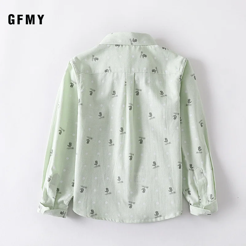 GFMY Baby boys shirts 2021 Spring Autumn New Long Sleeve Blouse Kids Clothes White Shirts for Toddler Boys shirts Children Tops