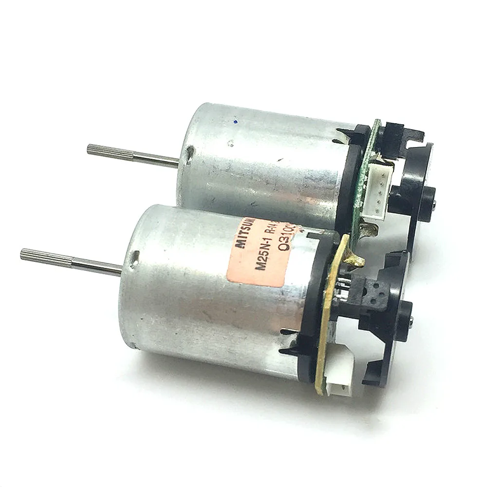 MITSUMI Mini 370 Motor  DC 12V 15V 18V 24V Volt 6400RPM Speed Measuring Encoder Long Shaft Embossed Shaft Tiny Motor  Model