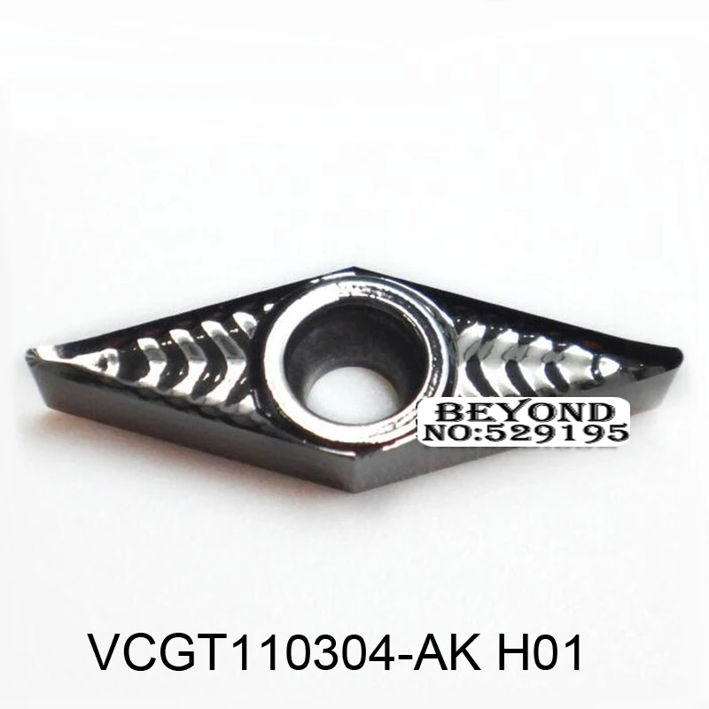 

VCGT110302-AK H01 VCGT110304-AK H01 VCGT 110302 110302 Carbide Turning Inserts for Aluminum and Copper Lathe Cutter Tools