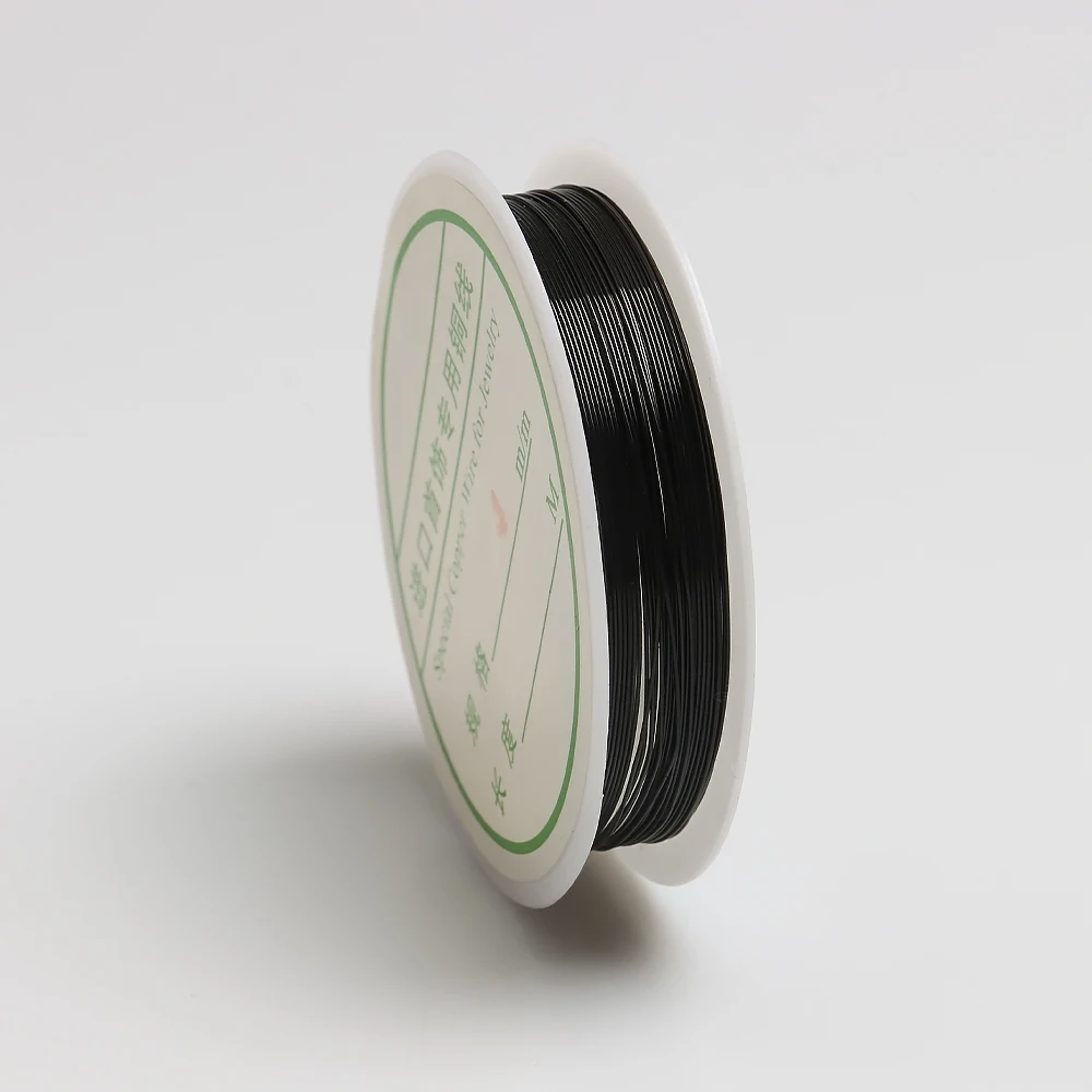 10Meters 0.4MM Diameter Colorfast Copper Wire for DIY Bracelet Necklace Beading Jewelry Craft Making Alloy Cord String