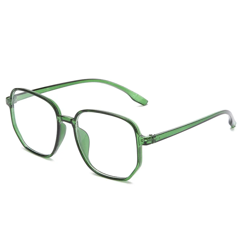 High-quality large frame glasses Myopia Glasses Women Men Nearsighted Eyewear Anti blue light Glasses with Diopters Minus -1.0