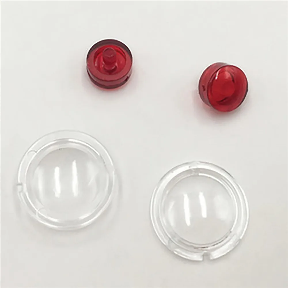 Front Round Lamp Cups Rear Square Tail Light Lampshades for Wrangler Car Shell Decoration RC Climbing Car Accessories