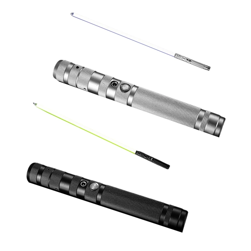 Lightsaber Heavy Fighting Metal Handle RGB 7 Colors Change Soundfonts Force FX FOC Blaster Toys Gift Light Sword