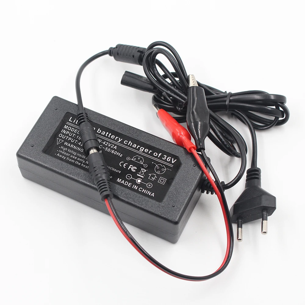 42V 2A Adapter 42V2A Charger Universal Battery Charger for 36V2A Electric Power  5521 3PIN MIJIA XLR EU/US Plug