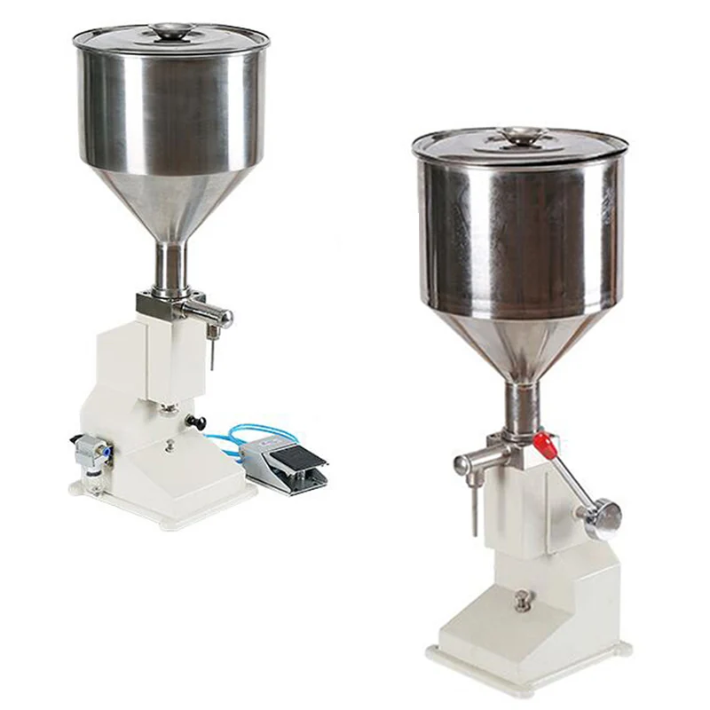 Pneumatic Manual Ketchup Filling Machine for Small Business 5-50ML