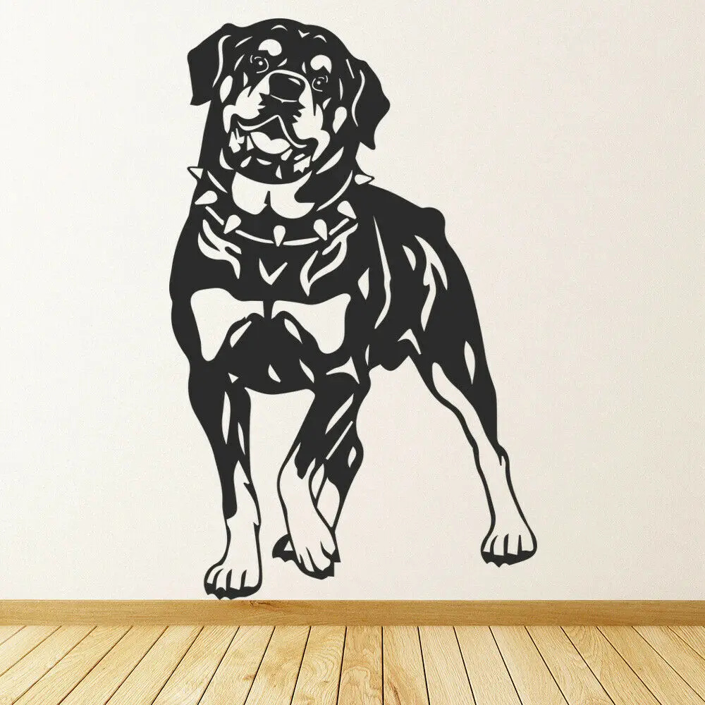 

Rottweiler Pet Dog Wall Sticker Vinyl Wall Sticker Pet House Fashion Decoration Mural Suitable for Family Living Room BedroomD16