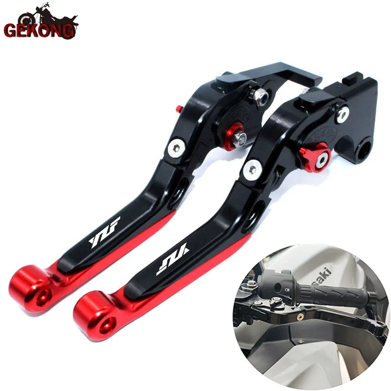 LOGO YZF Fit For YZF R1 2004 2005 2006 2007 2008 Motorcycle Verstelbare Uitschuifbare Accessories Brakes Clutch Levers Handl