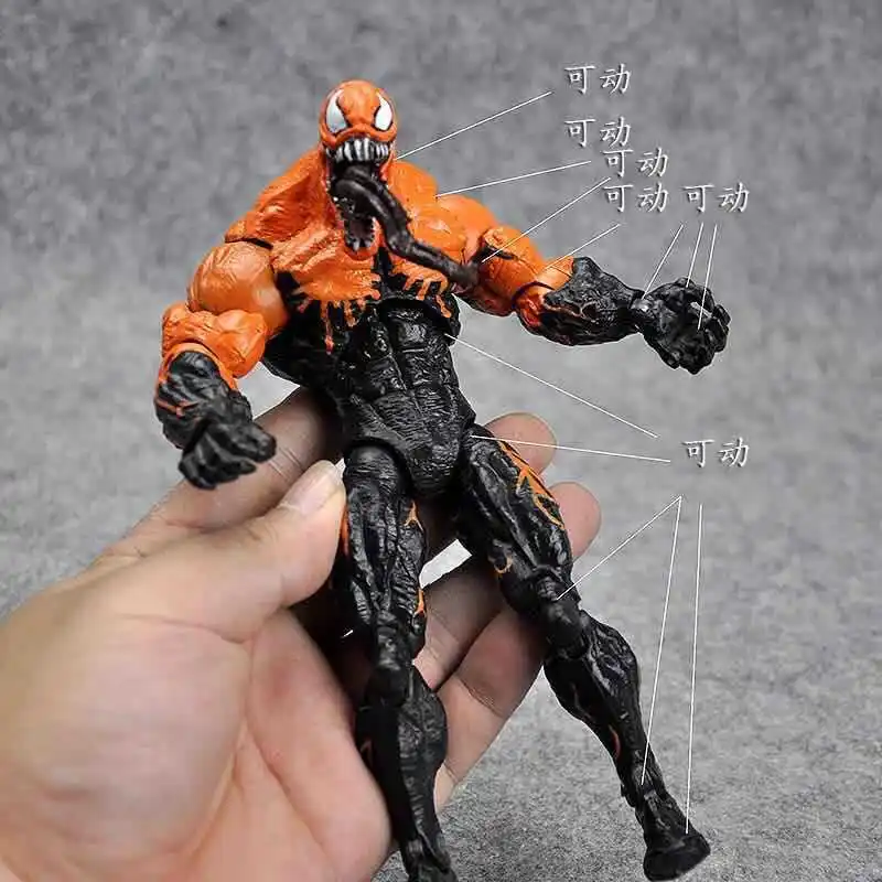 Anime Figure Venom Figures toy doll Articulated figure Action Model  23cm doll kids Toys Figure Christmas Gifts