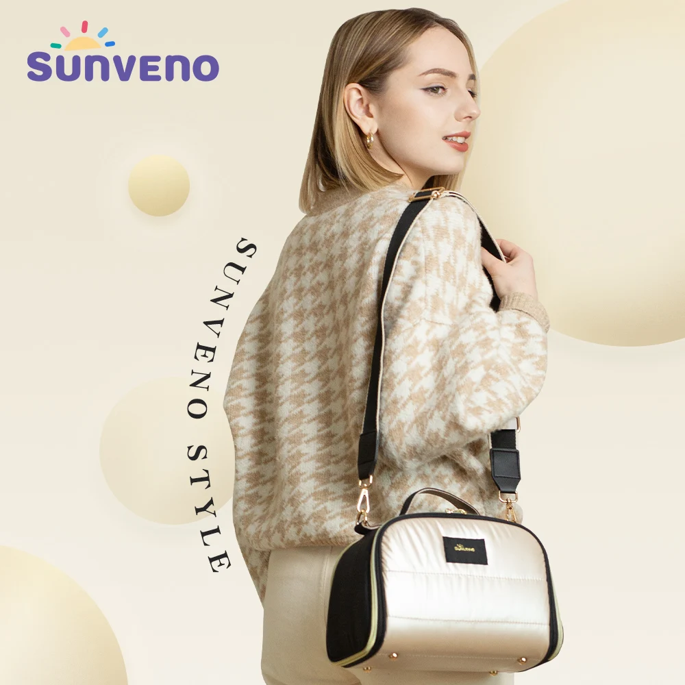 Sunveno-bolsa térmica para biberón de bebé, bolsa aislante portátil para alimentación de bebé, mantiene el calor/frío, aislamiento para biberón de