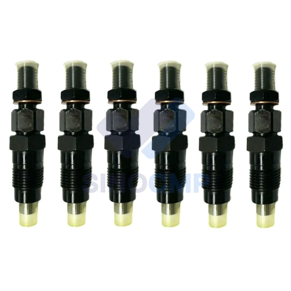 6PCS Fuel Injector 23600-19075 for Toyota Land Cruiser HZJ105 1998-2007